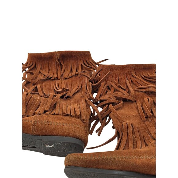 Minnetonka Women's Boots Brown Size 7 - Picture 5 of 7